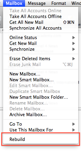 Apple Mailbox Menu