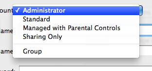 Select Account Type Select Account Type
