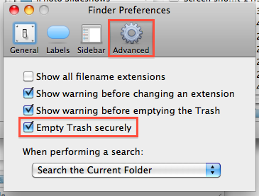 Advanced Finder Preferences