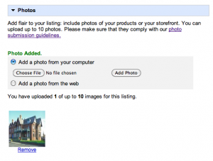 Google Places Successful Photograph Submission